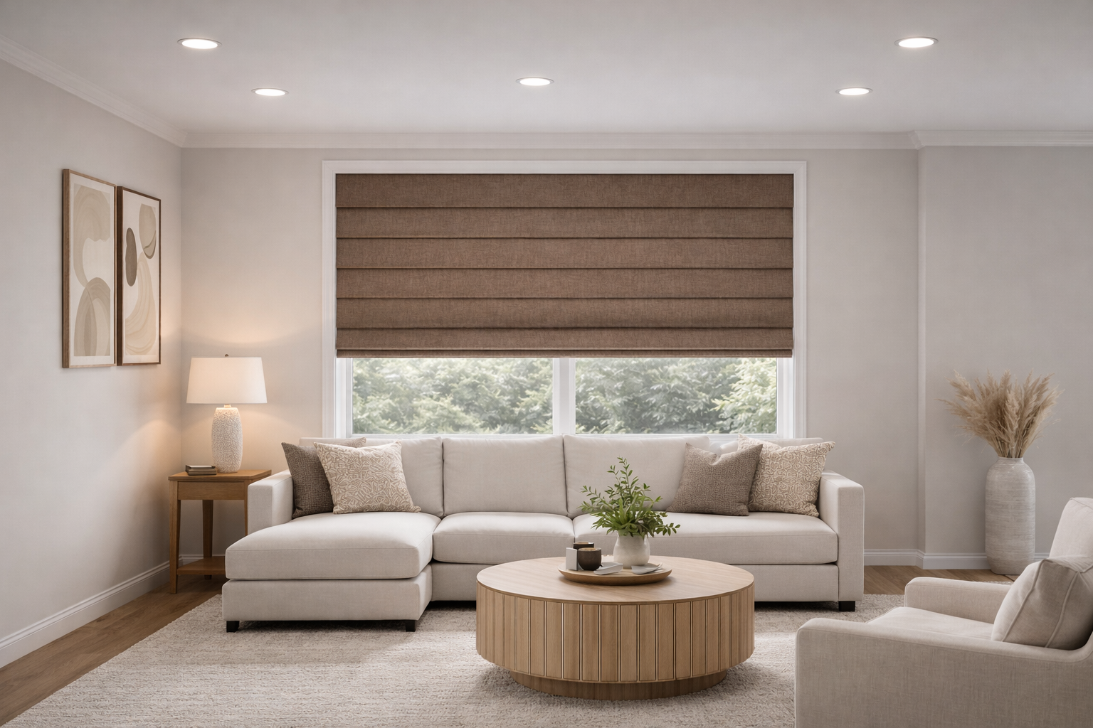 Cold Drip Roman Shade