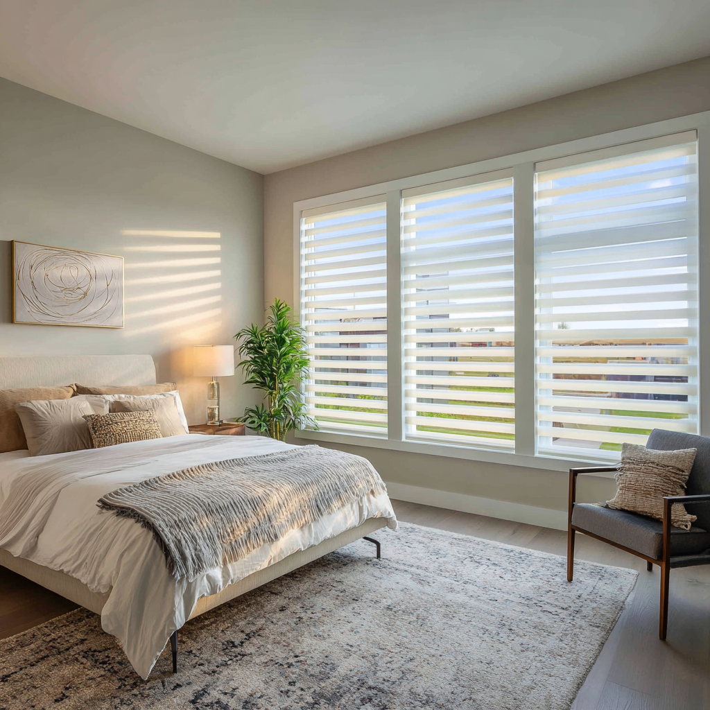 Blackout Zebra Shades