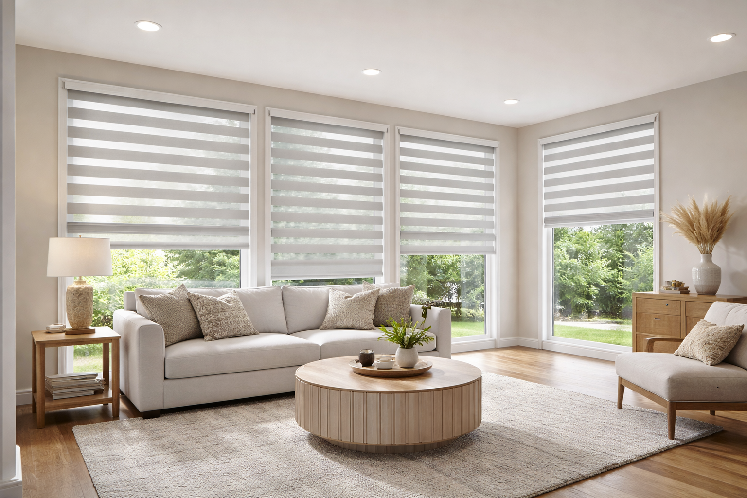 Blackout Zebra Shades